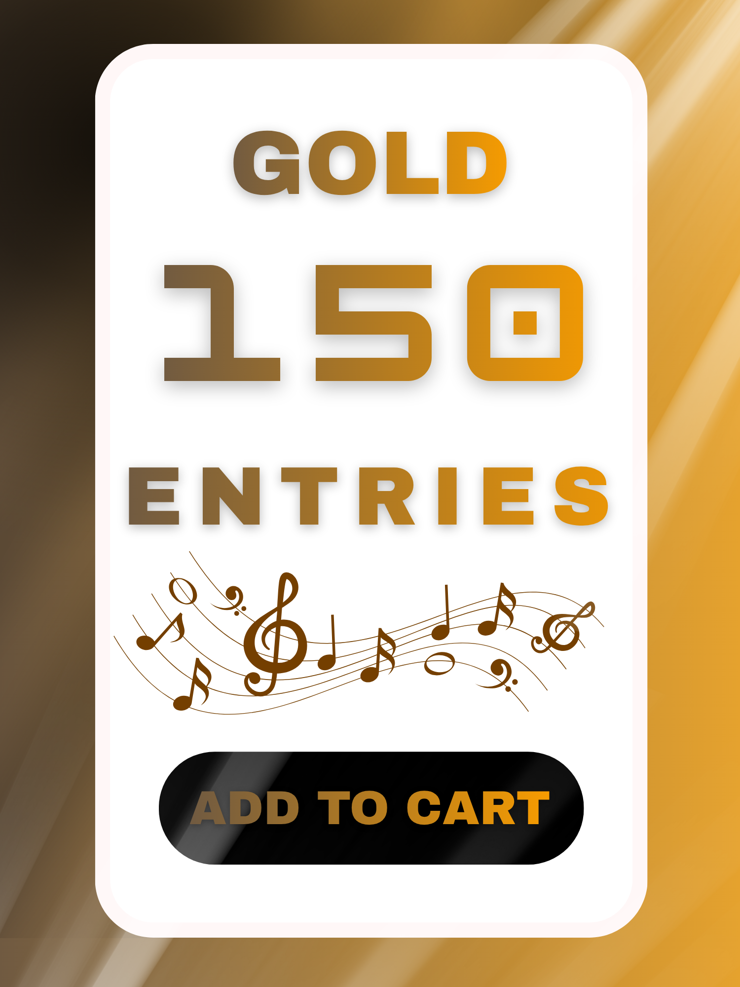 Gold Ticket Digital Image